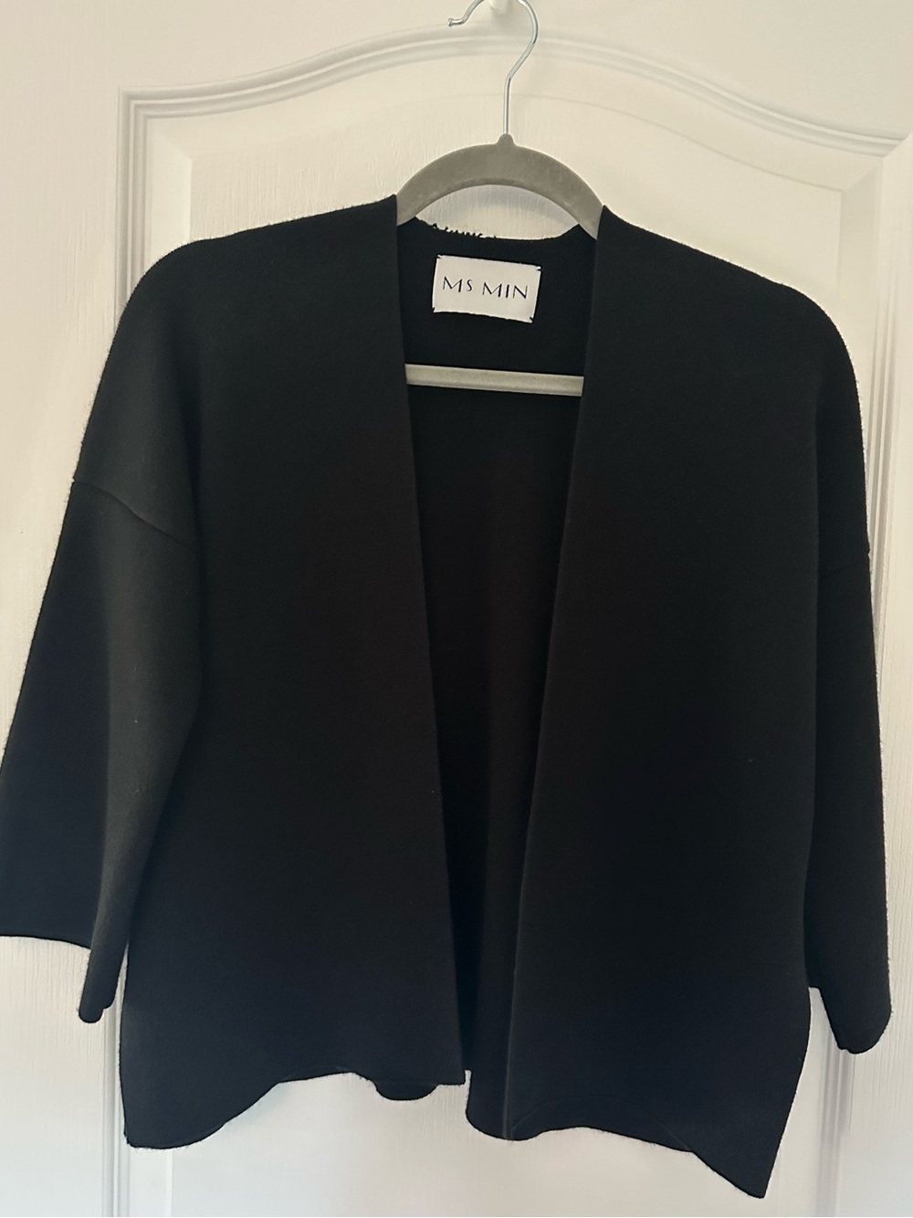 Ms Min Black short Kimono style Jacket